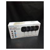 AMOROM 4 Pack Indoor Cameras, 1080P Home Security Cameras, AI Motion Detection, Night Vision, 24/7 Recording, 2-Way Talk, Cloud/SD Storage, Work with Phone and Google Assistant, 2.4GHz WiFi - Retail: 