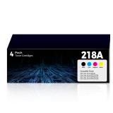 218A Toner Cartridges 3301sdw 3301fdw 3201dw Toner Replacement for HP 218A 218X Toner Cartridge 4 Pack HP218A HP218X With Chip Work for Color Laser Jet Pro 3201dw MFP 3301fdw 3301sdw 3301cdw 3301 3201