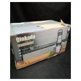 Qinkada Food Processor, 500W Powerful Meat Grinder, 14Cup Stainless Steel Bowl, 3 Speed Modes 4 Bi-Level Blades for Onion, Meat, Nuts, Fruit, Garlic, Vegetable, Baby Food - Retail: $52