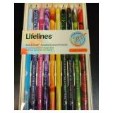 Lifelines Rub & Sniff Scented Colored Pencils 10pk Classic Palette - Retail: $10