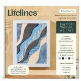 Lifelines FlowCrafts - Layered wooden Wall Art - Retail: $20