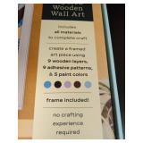 Lifelines FlowCrafts - Layered wooden Wall Art - Retail: $20