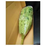 FOREST PRINCE 50\' Artificial Boston Ferns, Fake Bush Plants, Large Faux Ferns with 96 Fronds for Outdoors Home Decor - Retail: $43
