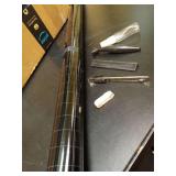 HIDBEA Blackout Window Film,100% Light Blocking Room Darkening Window Privacy Film,Frosted Glass Window Film Heat Control, Removable Window Cover Tint for Day Sleep (Black,17.5in x 6.5ft) - Retail: $1