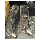 ARES WING Dual Monitor Arm Desk Mount for 17-49 Inch Ultrawide Monitors, Heavy Duty Dual Monitor Mount Holds 44 lbs, Full Motion Gas Spring Vertical Stacked Monitor Mount, 75/100 VESA Mount, Black - R