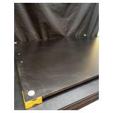 Noodle Board Stove Cover for Gas Stovetop, Bamboo Stove Top Covers for Electric Stove and Gas Burners with Handles Kitchen Sink Cover for Counter Space Decorative Serving Tray Black (29.53\'x22.05\') 