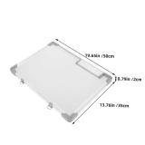 GLEAVI Dry Erase Whiteboard 35x50cm Hanging Notice Board with Aluminum Frame for Office, Home, and Classroom Use - Retail: $23