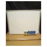 GLEAVI Dry Erase Whiteboard 35x50cm Hanging Notice Board with Aluminum Frame for Office, Home, and Classroom Use - Retail: $23