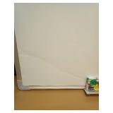 GLEAVI Dry Erase Whiteboard 35x50cm Hanging Notice Board with Aluminum Frame for Office, Home, and Classroom Use - Retail: $23