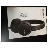 Sony MDR-ZX110 Wired On-Ear Headphones  Black - Retail: $27