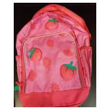 Pink Strawberry Design Backpack - Retail: $15