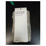 10 Shelf Hanging Shoe Storage Organizer Gray - Room Essentialsâ¢: Closet Rod Hanging Shoe Rack, Holds 10 Pairs, Fabric - Retail: $17