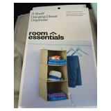Room Essentials 3-Shelf Hanging Closet Organizer - Retail: $18