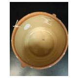 LiveTrends Large Linea Ceramic Indoor Planter Pot Terracotta Orange 6.5\'x6.5\'x5.5\' - Retail: $20