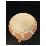 LiveTrends Large Linea Ceramic Indoor Planter Pot Terracotta Orange 6.5\'x6.5\'x5.5\' - Retail: $20