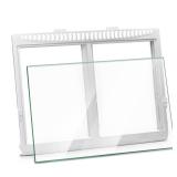 240364787 Refrigerator Crisper Drawer Cover Frame with 240350608 Crisper Glass Replacement for Frigidaire kenmore Drawer Replacement,for Frigidaire Glass Shelf Replacement - Retail: $87