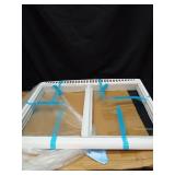 240364787 Refrigerator Crisper Drawer Cover Frame with 240350608 Crisper Glass Replacement for Frigidaire kenmore Drawer Replacement,for Frigidaire Glass Shelf Replacement - Retail: $87