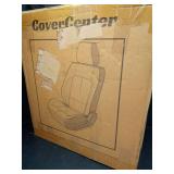 CoverCenterÂ® for Ford F150 Seat Covers 2025 2024 2023 2022 2021 2020 2019 2018-2015, Custom-Fit Full Set Black Seat Cover for 2015-2025 F150 XL/XLT Leather Car Trucks Accessories (13PCS) - Retail: 