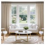 Bronze Curtain Rods for Windows 36 to 176 Inch(3-14 Feet),1\' Diameter Rods with Modern Style End Cap Finials,Size:36-176 Inch - Retail: $35