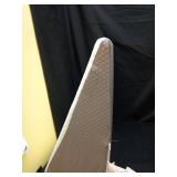 Bedluxe Wedge Pillow, 10 inch Bed Wedge Pillow for Headboard, Pillow Wedge for Acid Reflux Relief, Sleeping, Back Pain Relief, Snoring, Triangle Pillow Wedge, White/Grey - Retail: $30