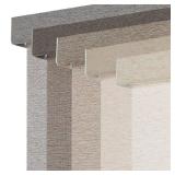 Persilux Light Filtering Roller Shades for Window Blinds,Cordless,Linen Fabric,Thermal Insulated Fabric UV Protection Shades for Home,Office,Bedroom,Door,Light Filtering-Cream,27\' W X 72\' H - Retail