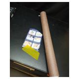 LVSHI 24\'x393\' Brown Grasscloth Peel and Stick Fabric Textured Contact Paper Linen Wallpaper Vintage Matte Frosted Waterproof Luxury Wallpaper for Bedroom Bathroom Kitchen (Dark Brown) - Retail: $40