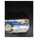 Snow-Chains Auto Fixing 1 Min Quick Fit Easy Installation Tire-Chains, Portable Reusable Universal Emergency Tire Traction Chain for Passenger Car, Pickup Trucks and SUV - Set of 2 (HKN-110) - Retail: