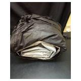 Car cover with reflective strips