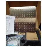 Modern Square Rainfall Shower Head System with 30CM Flexible Hose - Retail: $89