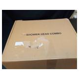 Modern Square Rainfall Shower Head System with 30CM Flexible Hose - Retail: $89