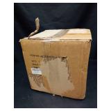 SUNPOTFOR Ceramic Plant Pot - Modern 8 Inch Round Planter for Indoor Outdoor Plants with Drainage Hole and Saucer, Home House Room Office Decor, White - Retail: $37