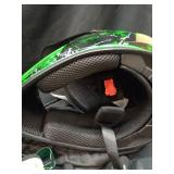 Loyoriwy for Kids 4-16 DOT Certified Full Face Motorcycle Helmet,Youth Dirt Bike & ATV Helmet for Boys & Girls for Motocross, Go-Kart, Electric Dirtbike and Off-Road Riding (Green, L) - Retail: $62