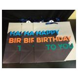Spritz Happy Birthday Gift Bag Set of 3  - Retail: $10