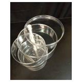 Clear Plastic Stacking Display Risers Set - Retail: $15