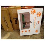 LAZZIPET Pup en Suite Potty - Dog Litter Box, Pee Pad Holder with High Walls, Indoor Dog Potty Tray for Potty Training, Easy to Build Pee Pad Holder with Turf Patch, Dog Grass Pad Reusable with Tray -