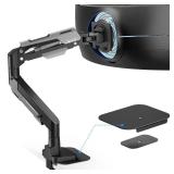 ARES WING Monitor Mount & Steel Monitor Mount Reinforcement Plate for 24-57'' Ultrawide Screen - Retail: $100