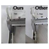 Ouronehome 60\' Professional All-Aluminum Alloy Snake Tong Reptile Grabber Rattle Snake Catcher Wide Jaw Handling Tool with Lock - Retail: $40