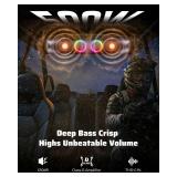 Ehaho 26 Inch 6 Speaker UTV Sound Bar, Bluetooth Golf Cart Speakers [Color Changing RGB & Strobe Light] IP66 Waterproof ATV Speaker System, SXS SoundBar Compatible with Polaris RZR CFmoto Can-Am - Ret