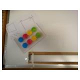 WALGLASS Double-Sided White Board, 24\' x 18\' Dry Erase Board Magnetic Whiteboard for Wall, Hanging Mounted Whiteboard Silver Aluminium Frame for Home, School, Office, Kitchen - Retail: $24