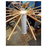 JOOM Tripod Clothes Drying Rack, Garment Rack Portable and Foldable Space Saving Laundry Drying Rack - Drying Rack Clothing Floor Folding Balcony Bedroom Household Wooden - Retail: $60