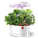 Awesome Plant 6Pro Hydroponics Growing System Kit (6 Pods), Indoor Garden Kit with 3L Watertank, 3 Grow Modes and Quiet Pump, Grow Herbs Lettuce Salad at Home Kit, Adjustable Height Up to 13\', White 
