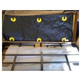 Mockins 500 lbs. Capacity 60 x24 x14  High Rail Hitch Cargo Carrier with Rear Lights  30 Cu.Ft. Yellow Cargo Bag  Plate Holder  Net and Straps - Retail: $400