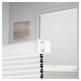 Homedemo No Drill No Tools Blackout Cellular Shades Cordless, Honeycomb Blinds for Window, Easy Install No Screws Thermal Insulated Noise Reduction Cellular Blinds for Home (White, 46\' W x 64H) - Ret