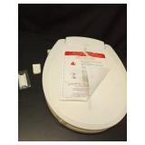 Brondell Bidet Toilet Seat Non-Electric Swash Seat, Fits Round Toilets, White â Dual Nozzle System, Ambient Water Temperature â Bidet with Easy Installation - Retail: $90