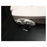 Brondell Bidet Toilet Seat Non-Electric Swash Seat, Fits Round Toilets, White â Dual Nozzle System, Ambient Water Temperature â Bidet with Easy Installation - Retail: $90