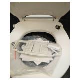 Brondell Bidet Toilet Seat Non-Electric Swash Seat, Fits Round Toilets, White â Dual Nozzle System, Ambient Water Temperature â Bidet with Easy Installation - Retail: $90