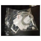 Brondell Bidet Toilet Seat Non-Electric Swash Seat, Fits Round Toilets, White â Dual Nozzle System, Ambient Water Temperature â Bidet with Easy Installation - Retail: $90