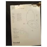 Brondell Bidet Toilet Seat Non-Electric Swash Seat, Fits Round Toilets, White â Dual Nozzle System, Ambient Water Temperature â Bidet with Easy Installation - Retail: $90