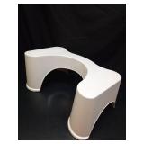 Squatty Potty The Original Bathroom Toilet Stool Height, White, 9 Inch (Pack of 1) - Retail: $25
