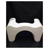 Squatty Potty The Original Bathroom Toilet Stool Height, White, 9 Inch (Pack of 1) - Retail: $25